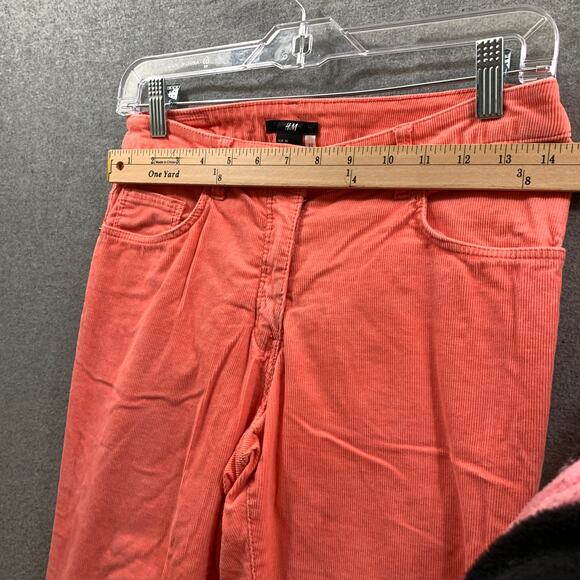H&M Women's Pants Size 6 Orange Color - Picture 4 of 8